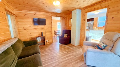 Serene Woodland Escape with Lake Access & Cozy Fire Pit in Greenville, Maine - Greenville, Maine - glamping.directory