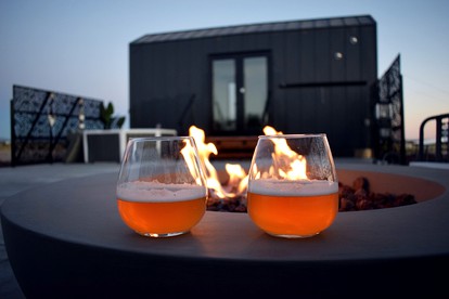 Luxury Tiny House with Private Hot Tub Access at the Grand Canyon - Williams, Arizona - glamping.directory