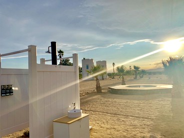 Chic Container Living: Your Unique Tiny Home Experience in Joshua Tree, CA! - Joshua Tree, California - glamping.directory