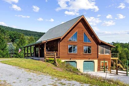 Peaceful Mountain Cabin with Hot Tub, Screened Porch & Views Near Lost River, Baker WV - Baker, West Virginia - glamping.directory