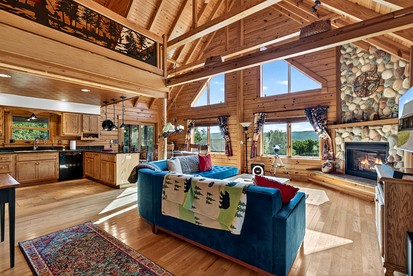 Peaceful Mountain Cabin with Hot Tub, Screened Porch & Views Near Lost River, Baker WV - Baker, West Virginia - glamping.directory