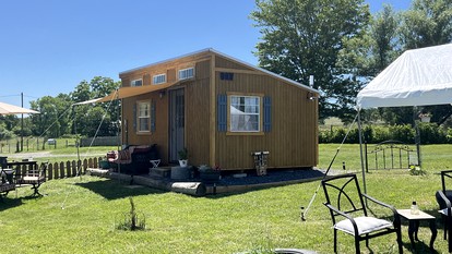 Cozy Tiny House with Fire Pit and Barbecue in Mount Jackson, Virginia - glamping.directory