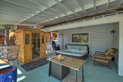 Lakeside Luxury: Lakefront Cabin with Hot Tub in Big Bear Lake, California - Big Bear Lake, California - glamping.directory