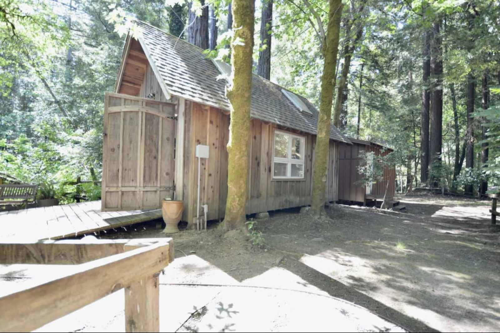 The Coastal Redwood Cabin | Creek - Soquel, California - glamping.directory