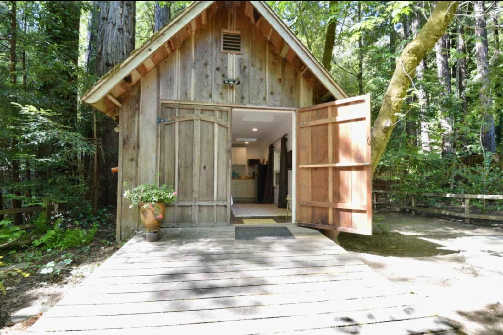 The Coastal Redwood Cabin | Creek - glamping.directory