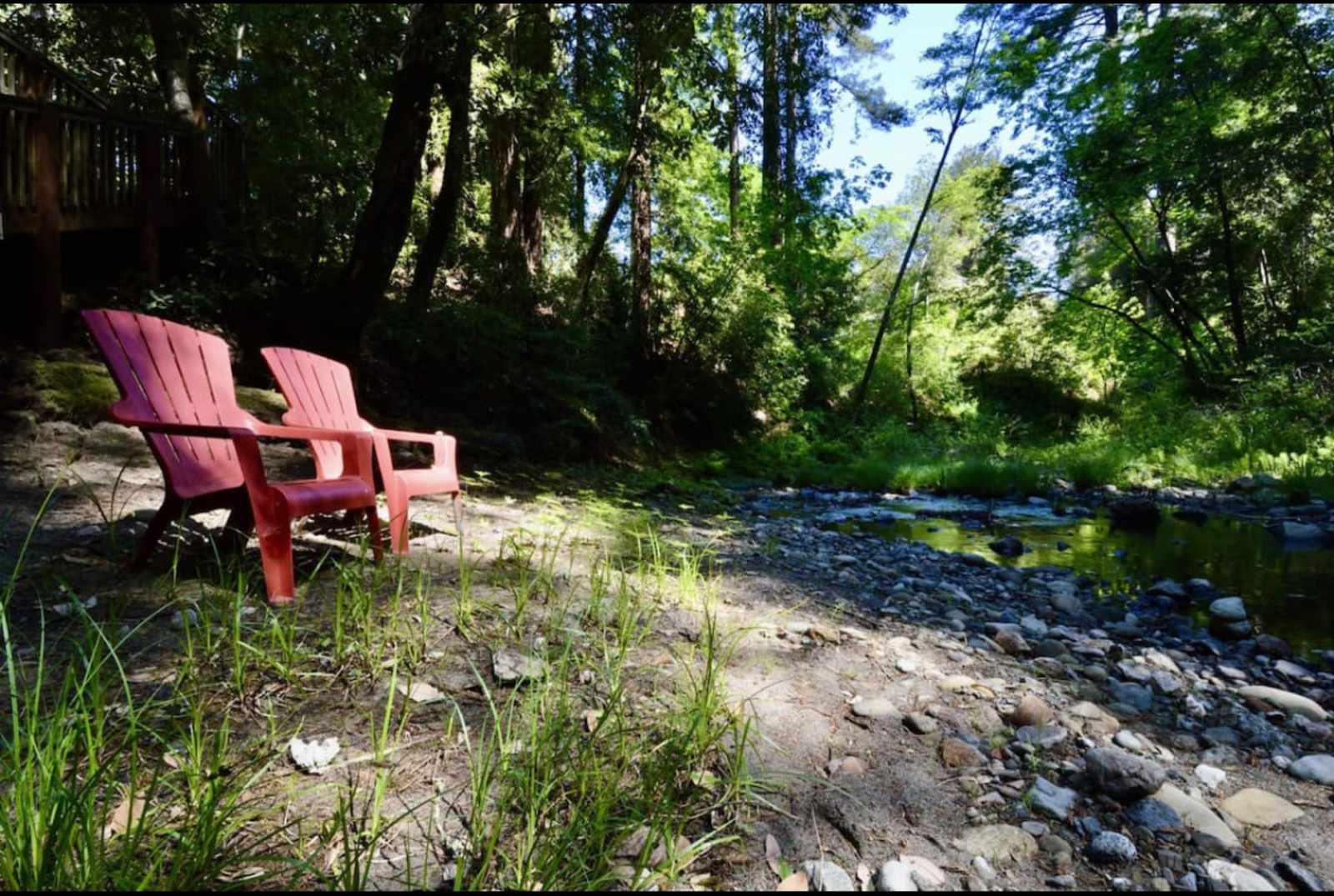 The Coastal Redwood Cabin | Creek - Soquel, California - glamping.directory
