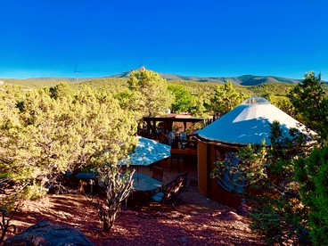 Charming Yurt in the Cibola National Forest near Albuquerque, New Mexico - US, New Mexico - glamping.directory