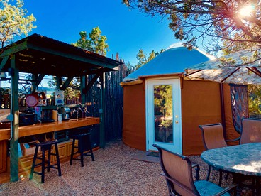 Charming Yurt in the Cibola National Forest near Albuquerque, New Mexico - US, New Mexico - glamping.directory