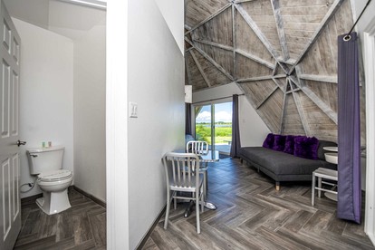 Lakefront Studio Dome for 3 with Kitchen & Patio | Near Orlando Nature Escape - Clermont, Florida - glamping.directory