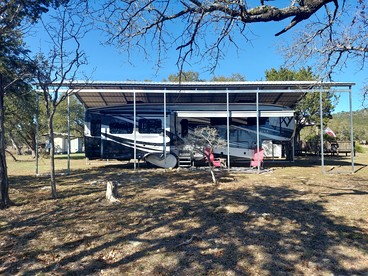 One of a Kind Converted School Bus Offers Scenic, Texan Tranquility in Purdon Groves - Boerne, Texas - glamping.directory