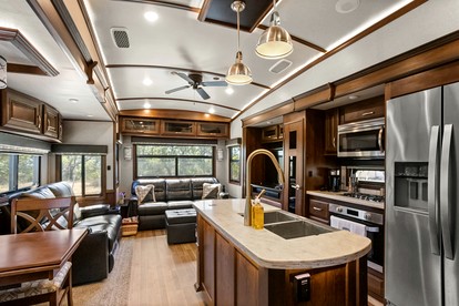 One of a Kind Converted School Bus Offers Scenic, Texan Tranquility in Purdon Groves - Boerne, Texas - glamping.directory