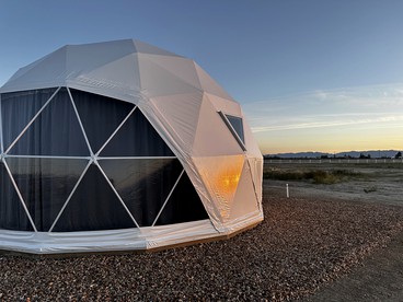 Spectacular Design Dome with Incredible Desert Views in Willcox, Arizona - glamping.directory