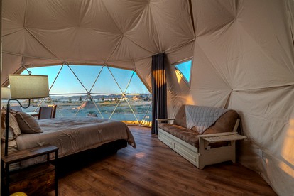 Spectacular Design Dome with Incredible Desert Views in Willcox, Arizona - Wilcox, Arizona - glamping.directory