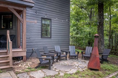 Wintergreen Getaways in this Charming Cabin Rental with Hot Tub and Fire Pit - Wintergreen, Virginia - glamping.directory