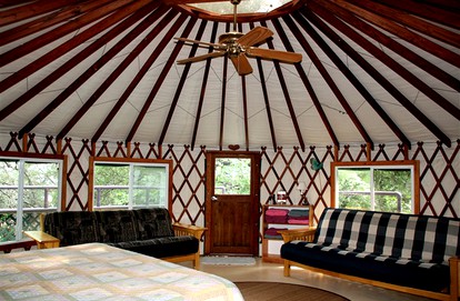 Tree House Yurt in Austin, Texas, Perfect for a Glamping Getaway - Burnet, Texas - glamping.directory