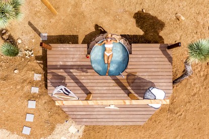 Stunning Yucca Valley Rental with a Hot Tub for Glamping in California - Yucca Valley, California - glamping.directory