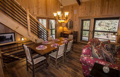 Private Cabin Rental for Eight in the Nantahala National Forest, North Carolina - Robbinsville, North Carolina - glamping.directory