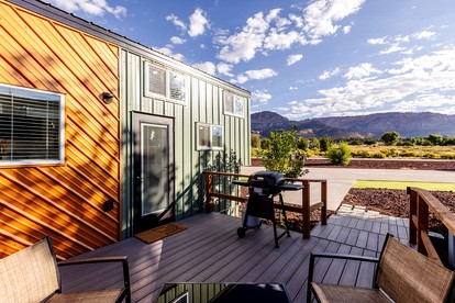 Vistas of Zion: Tiny Home Sanctuary with Unforgettable Views in Apple Valley - glamping.directory