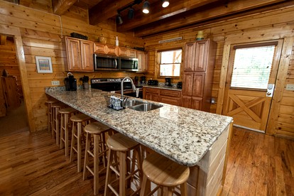Spacious Great Smoky Mountains Cabin Rental on one of the Best Tennessee Family Resorts - Pigeon Forge, Tennessee - glamping.directory