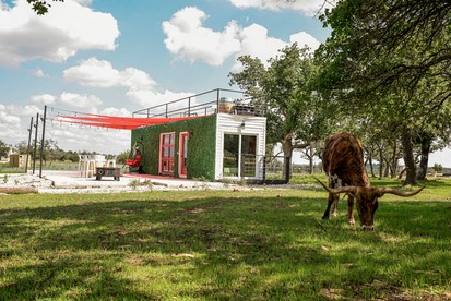 Wonderful Secluded Container in Fredericksburg, Texas - glamping.directory