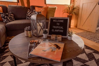 Outstanding Safari Tent with Jacuzzi and and Beautiful Outdoor and Indoor Living in Florida - Punta Gorda, Florida - glamping.directory