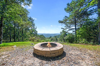 Secluded A-Frame Cabin with Incredible Views near Mountain Fork River in Oklahoma - Smithville, Oklahoma - glamping.directory