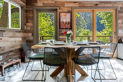 Dog Friendly Glamping on the Russian River with a Hot Tub and Views - Guerneville, California - glamping.directory