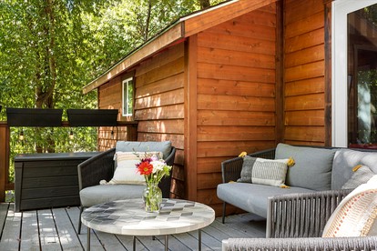 Dog Friendly Glamping on the Russian River with a Hot Tub and Views - Guerneville, California - glamping.directory