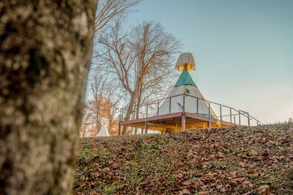 Serene Teepee Escape with Soulful Ambiance in Salt Lick, Kentucky - glamping.directory