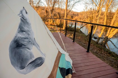 Serene Teepee Escape with Soulful Ambiance in Salt Lick, Kentucky - Salt Lick, Kentucky - glamping.directory