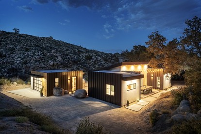 Beautiful Tiny House  with Games and Hot-tub in Yucca Valley, California - glamping.directory