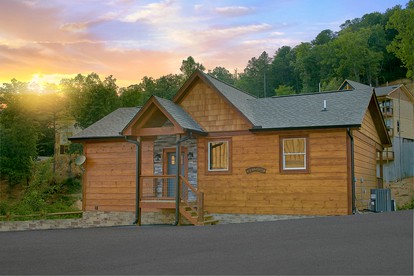 Romantic Cabin Escape for Two with Indoor Pool and Hot Tub in Sevierville, Tennessee - glamping.directory