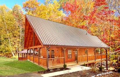 Cozy Family Cabin Rental with a Hot Tub in the Vacation Town of Gatlinburg, TN - glamping.directory