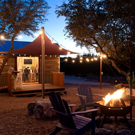 Secluded Johnson City Cabin Rental for Glamping near Austin - Johnson City, Texas - glamping.directory