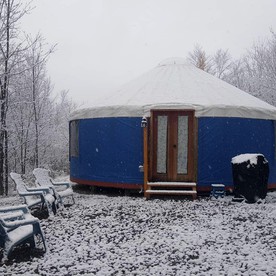 Bluebird yurt - Stockton Spring, Maine - glamping.directory