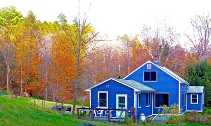 Charming Cabin Getaway with a Wood-Burning Stove in Chesterfield, Massachusetts - glamping.directory