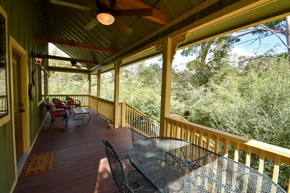 Unique Elevated Cabin Rental with Whirlpool Tub near Somerville Lake, Texas - Brenham, Texas - glamping.directory