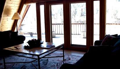 A-Frame Lodge on the River in Irwin, Idaho - Irwin, Idaho - glamping.directory