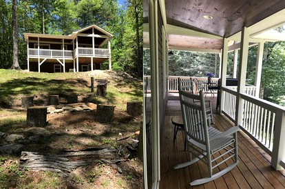 Lovely Cabin Rental with Spacious Backyard in Cashiers, North Carolina - Cashiers, North Carolina - glamping.directory
