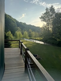 Private, Pet Friendly Creekside Yurt with Hot Tub in Dugspur, Perfect for a Virginia Glamping Getaway - Dugspur, Virginia - glamping.directory