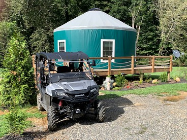 Private, Pet Friendly Creekside Yurt with Hot Tub in Dugspur, Perfect for a Virginia Glamping Getaway - glamping.directory