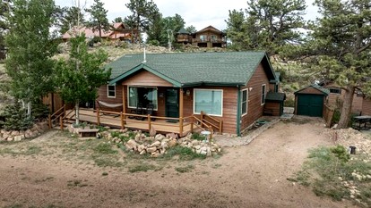 Lakefront Cabin with BBQ Grill, Perfect for a Weekend of Fishing in Red Feather Lakes, Colorado - glamping.directory