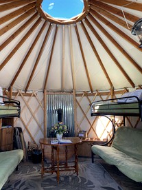 Rustic Yurt Rental near Enchanted Circle Scenic Byway in Red River, New Mexico - US, New Mexico - glamping.directory