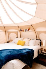 Relaxing Bell Tent for a Romantic Glamping Getaway near Yellowstone National Park, Idaho - Island Park, Idaho - glamping.directory