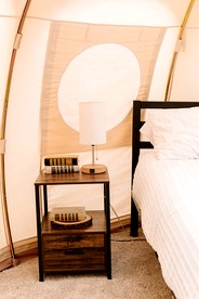 Relaxing Bell Tent for a Romantic Glamping Getaway near Yellowstone National Park, Idaho - Island Park, Idaho - glamping.directory