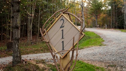 Secluded Rustic Chic Glamping Escape with Canvas Bell Tent and Tree Canopy in Waynesville, North Carolina - Waynesville, North Carolina - glamping.directory