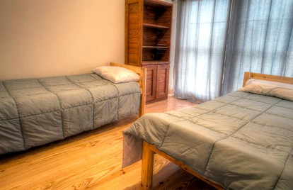 Simple Double Room at Yoga and Wellness Retreat near Asheville, North Carolina - Marshall, North Carolina - glamping.directory