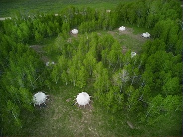 Luxurious Eco-Friendly Bell Tent, Perfect for a Couples Escape to Nature in Island Park, Idaho - Island Park, Idaho - glamping.directory