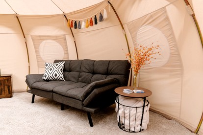 Luxurious Eco-Friendly Bell Tent, Perfect for a Couples Escape to Nature in Island Park, Idaho - Island Park, Idaho - glamping.directory
