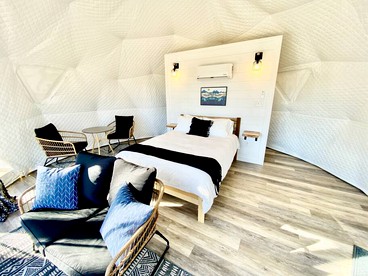 Luxury Redefined: Todd, NC Dome with Private Hot Tub, Unparalleled Views, and Outdoor Oasis - Todd, North Carolina - glamping.directory